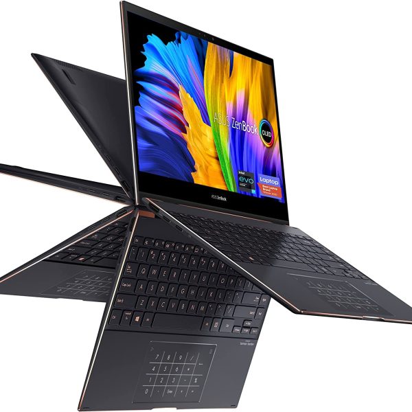 ASUS ZenBook 14 Flip OLED Laptop, 3K OLED Touch, AMD RYZEN 9-5900HX 16GB RAM, 1TB SSD,