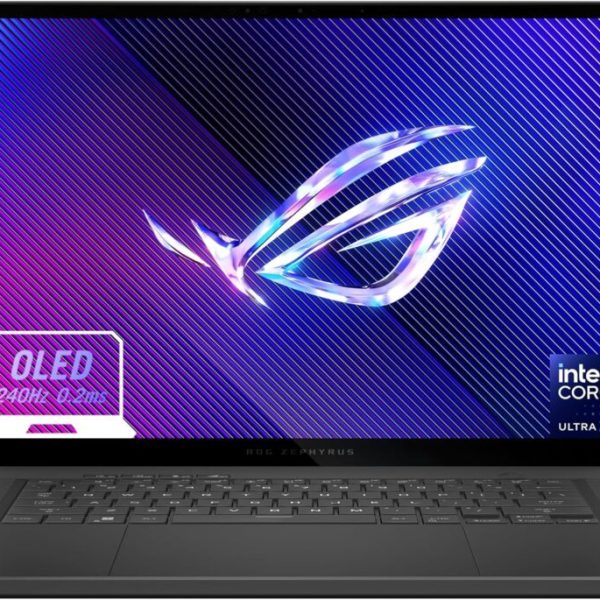Asus ROG Zephyrus G16-GU605MV-Q82W 16 Pouces 2.5K OLED 240Hz PC Portable (Intel Core Ultra 9 Processor 5.1Ghz, 16 Go RAM DDR5 7400Mhz, 1 to SSD, NVIDIA GeForce RTX 4070 TGP 100W) Windows Home