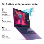 Lenovo Yoga Slim 7x Snapdragon X Elite X1E 9th Gen Touchscreen Thin & Light Laptop (32GB, 1TB SSD, Windows 11 Home, 14.5 inch OLED Display, MS Office 2021, Cosmic Blue, 1.28 KG) – Image 3
