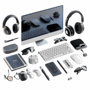 pngtree modern desktop personal computer and other gadgets on transparent background png image 12989724