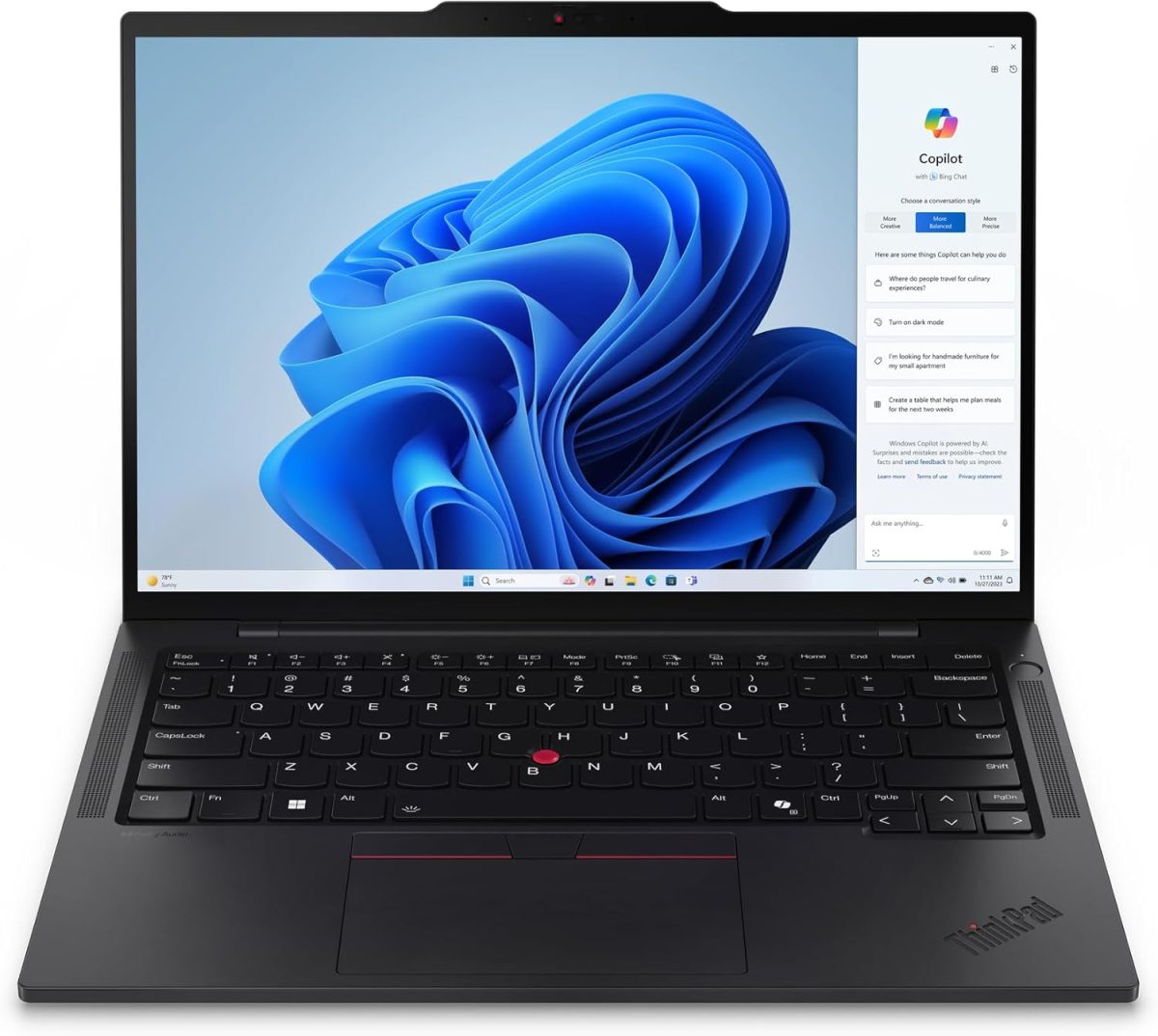 Lenovo ThinkPad T14s Intel Core Ultra 7 155U Ordinateur Portable 35,6 cm (14") WUXGA 32 Go LPDDR5x-SDRAM 2 to SSD SAMSUNG EVO PLUS – Image 5