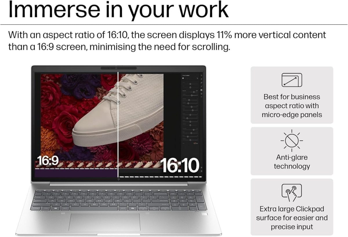 HP ZBOOK STUDIO 16 G10 WORKSTATION INTEL I7/13700H 32GB RAM DDR5 RTX A2000/8GB 512 SSD 16 FHD – Image 8