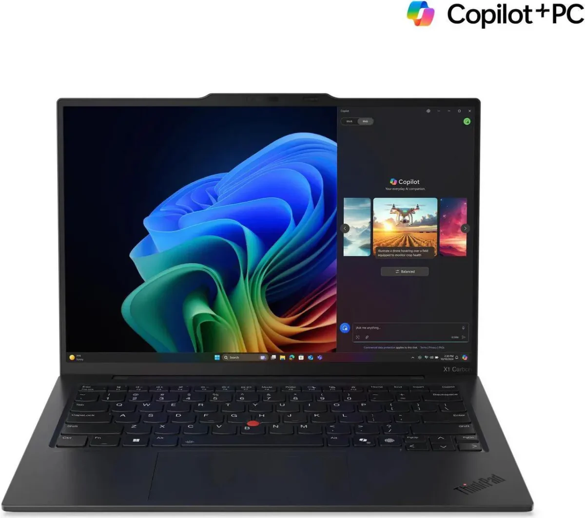 LENOVO THINKPAD X1 CARBON GEN 13 2025 INTEL CORE ULTRA 7 258V 32GB RAM DDR5 8500MHZ 4TR SSD NVME SAMSUNG EVO PLUS 14 2K OLED 120HZ – Image 1