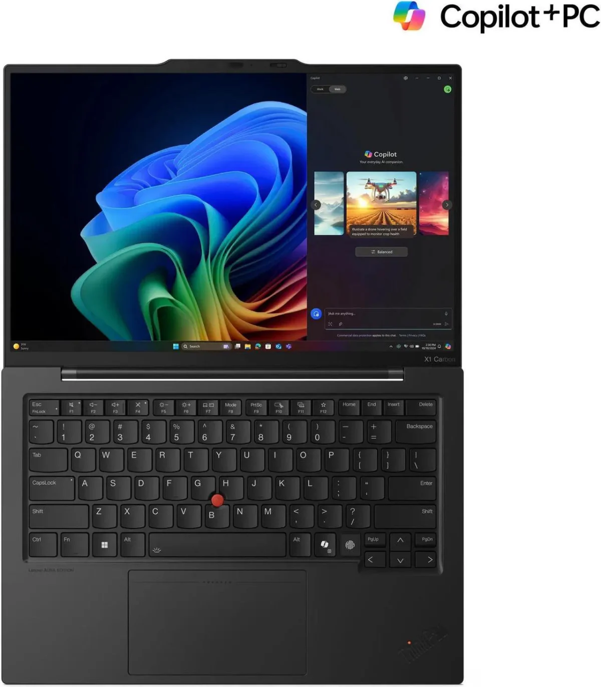 LENOVO THINKPAD X1 CARBON GEN 13 2025 INTEL CORE ULTRA 7 258V 32GB RAM DDR5 8500MHZ 4TR SSD NVME SAMSUNG EVO PLUS 14 2K OLED 120HZ – Image 6
