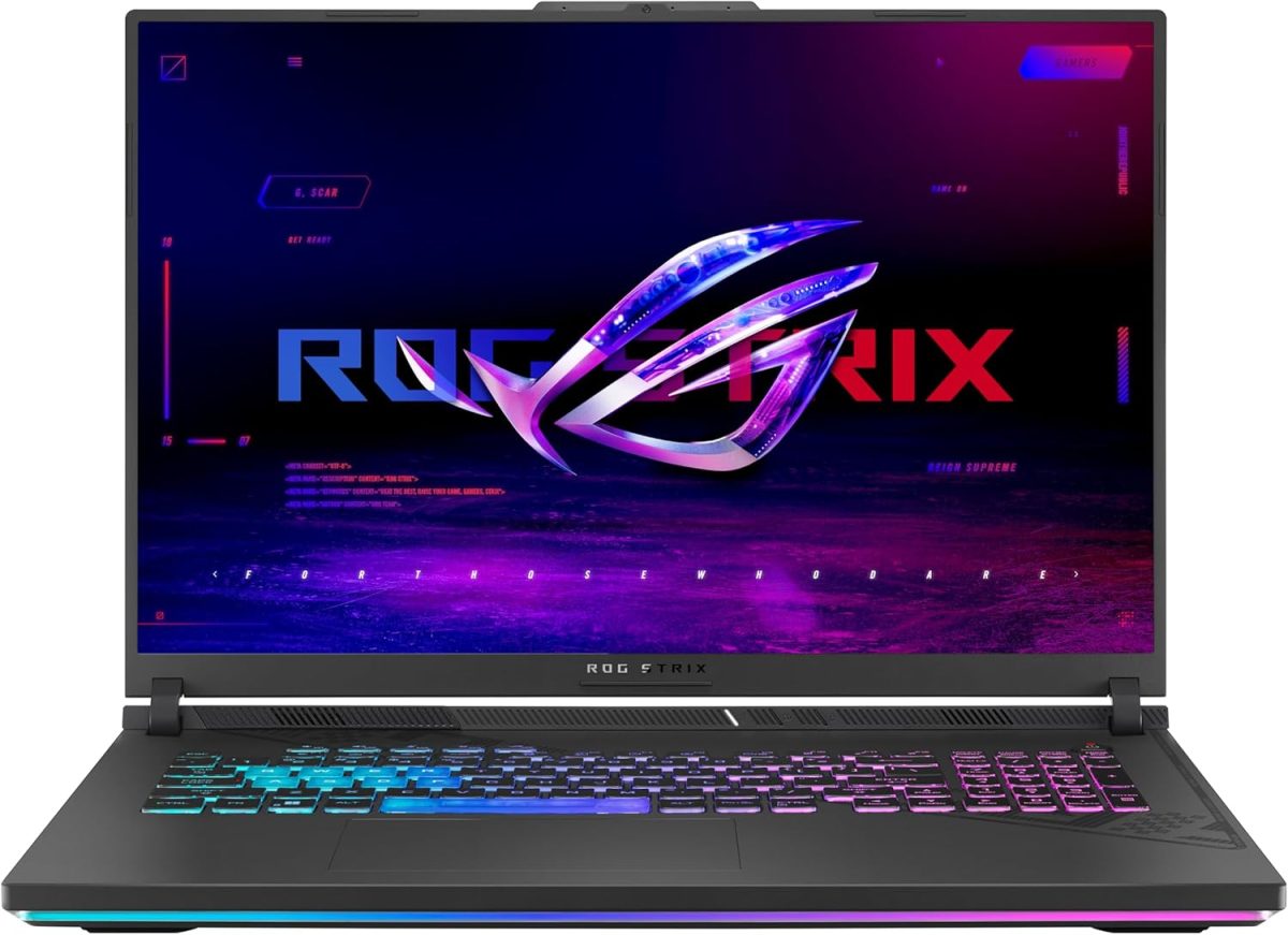 ASUS ROG Strix G16 Gaming Laptop, AMD Ryzen 9-8945HX, 32 GB DDR5 RAM, 1 TB PCIe SSD, 16" WUXGA (1980x1200) 165Hz Display, Nvidia G-Force RTX 5070Ti, 4-Zone RGB Backlit Keyboard, W11 Pro, Eclipse Grey – Image 2