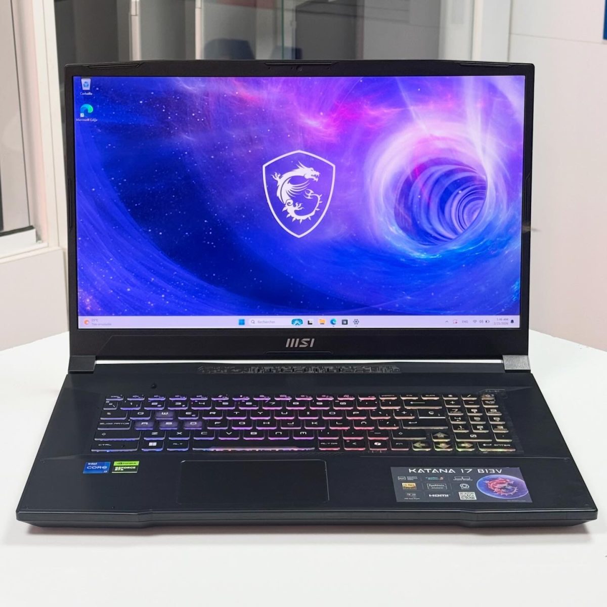 C78A0A5F-E696-4A89-BE89-4681B9AD6EFA MSI KATANA 17 B13V Intel I7/13700H 32GB RAM DDR5/5600MHZ 1TR SSD NVIDIA RTX 4060/8GB 17 INCH 2K 240HZ – Image 1